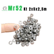 Set of 10 Mr52 bearings core 2x5x2.5mm