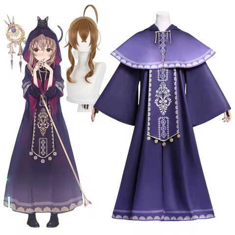 Anime Silent Witch: Chinmoku no Majo no Kakushigoto Monica Everett Cosplay Costume Wig Woman Christm