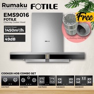FOTILE EMS9016 Chimney Cooker Hood Kitchen Hood Kitchen Appliances Penyedut Asap Dapur