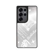 CaseClub Club Case Samsung Glass AKKARA Pattern I Can't It For Galaxy S26Ultra//S25Ultra/S24 Ultra/S