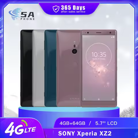 Original Sony Xperia XZ2 4G Mobile Phone 4GB/6GB+64GB Single/Dual SIM 5.7" IPS LCD Snapdragon 845 Oc