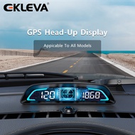 EKLEVA G3 G PS HUD Auto Speedometer Head Up แสดงผล Smart Digital Alarm Reminder Meter Car Electronic