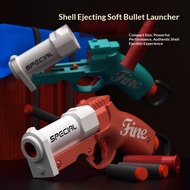 Children 2026 New Style Goblin Hand Cannon Hand-Pulled Loaded Shell Spray Soft Bullet Gun Mini Chick
