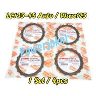 LC135 4S Auto V1 C2 V3 V4 V5 V6 V7 (Made In THAILAND OEM) Clutch Plate/Clutch Disc 1 Set (4 pcs) LC 