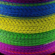 Chính hãng 8 bện lure dây bện PE sợi PE dài-shot dây câu khỏe 500M dây chính siêu mịn dây vô hình