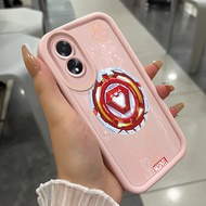 Case For OPPO A18 A38 A2x Three-Color Silicone Shockproof Phone
