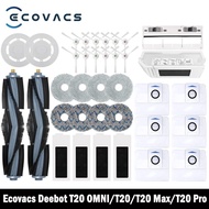 Ecovacs Deebot T20 OMNI/T20/T20 Max/T20 Pro Accessories Main Side Brush Mop Cloth HEPA Filter Dust B