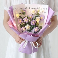 COD Handmade Crochet Flower Hand-woven Flowers Handmade Crochet Flower Artificial Flower Teachers Da