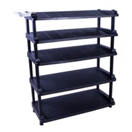 [NO Wheel] Modern Plastic Shoe Rack with U-Stand / Rak Kasut Plastik #3Tier#4Tier#5Tier