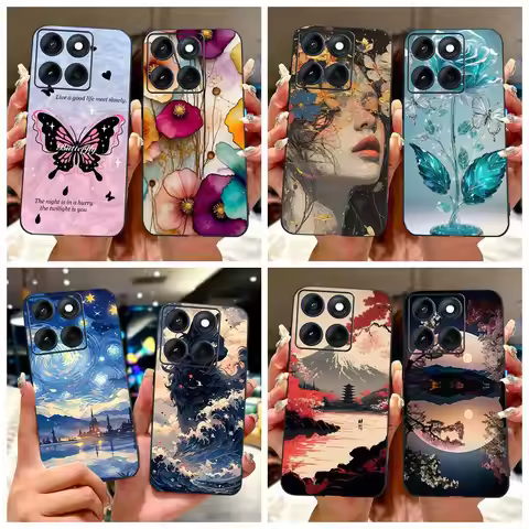 For Motorola Edge 60 Case Edge 60S XT2505-1 Fashion Painted Cover Soft TPU Phone Case For Motorola E
