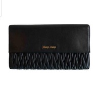 Miu Miu Matelasse Leather Clutch