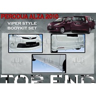 PERODUA ALZA 2010 VIPER STYLE BODYKIT FRONT SKIRT SIDE SKIRT REAR SKIRT ALZA