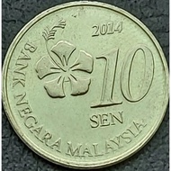 UANG KOIN ASING 10 SEN MALAYSIA