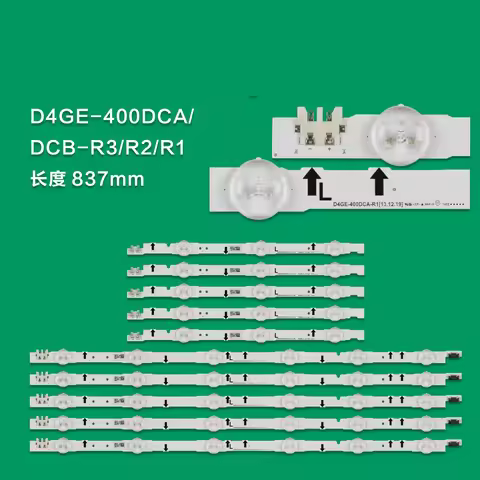 10pcs LED Backlight for UE40J5100AW UE40H5000AK UE40H6400 UE40J5100 D4GE-400DCA-R1 R2 D4GE-400DCB-R1