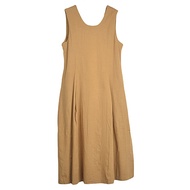 XITAO Dress Loose Casual Simplicity Sleeveless Tanks Dresses