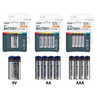 Grabbit 1.5V Heavy Duty Battery 9V / AA / AAA