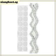 xiangbao1 Quilters Ruler Clear Acrylic Wavy Patchwork Templates Clear Acrylic Quilting Rulers Quilte