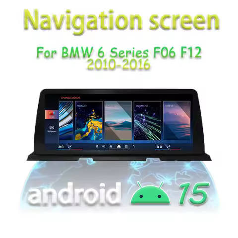 DMD 128G Car Multimedia Player for BMW 6 Series F06 F12 2010-2016 CIC NBT Android 15 Carplay GPS Nav