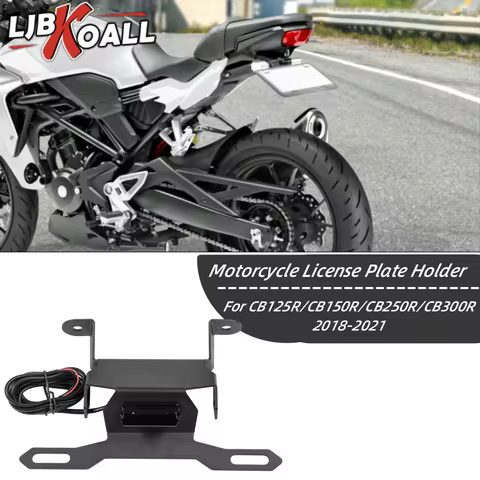 2022 CB125R License Plate Holder for Honda CB150R CB250R CB300R 2018-2024 Motorcycle Tail Tidy Fende
