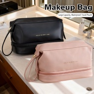 Toiletries bag Beg Pouch PU Beg Large Capacity Beg makeup Bag Beg kosmetik Makeup Makeup skincare Be