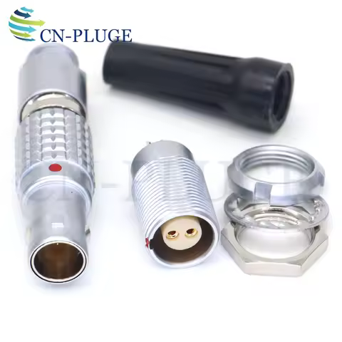 FGG ECG 0B M09 Series 2 3 4 5 6 7 8 9 12 pin Connector, Metal Circular Aviation Plug Cable Connector