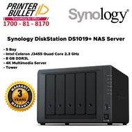 Synology DiskStation DS1019+ NAS Server (5 Bay, 8 GB DDR3L, Tower)
