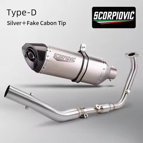 For YZF R15 V3 V4 R125 MT125 2020 - 2026 Motorcycle Exhaust Escape Systems