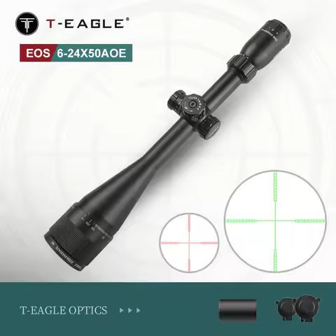 T-Eagle Optics EOS 6-24x50 AOE HK Rifle Scope Hunting Riflescope Optical Aim Collimator Tactical Gun