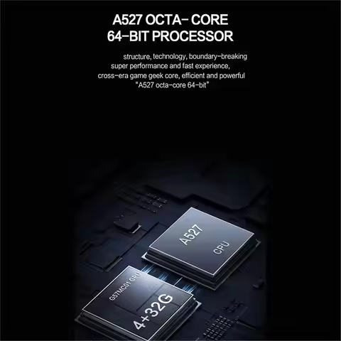 Punctual- E6 MAX Retro Handheld Game Console 4+32GB 5 Inch Touch IPS Screen Andorid 13 Support 5G Wi