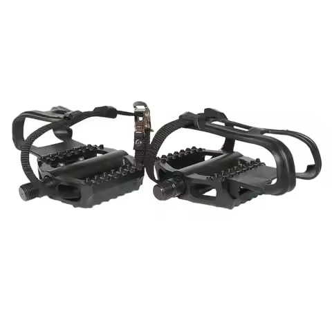 Exercise Bike Pedals 18mm Axle Anti Slip for Stationary Bicycle Fitness Bike