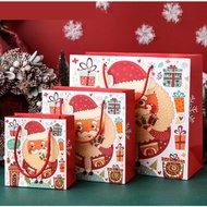 Christmas Gift Bag, Christmas Ink Extremely Sharp, Beautiful Dice, Christmas Gift Bag With Santa Motifs