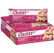 QUEST Quest Protein Bar (60g x 12 bar) - White Chocolate Raspberry Flavored