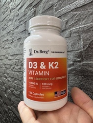 Dr. Berg D3 & K2 維生素  柏格醫生