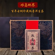 茶专嘉茶叶普洱茶五百年树龄生茶冰岛地界古树茶生普云南临沧砖礼盒250g 冰岛地界