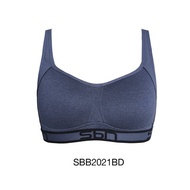 New เสื้อชั้นใน Sabina Sport Bra รุ่น Sbn Sport รหัส SBB2021BD สีน้ำเงิน ออกกำลังกาย ส่งฟรี มีเก็บเง