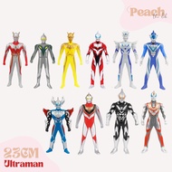Ultraman Soft Plastic 23cm OEM Zero Strong Corona Geed Primitive Shinning Zero Belial Action Figure 