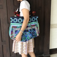 Handmade Hmong Shoulder Bag Backpack Cotton Hand-Woven Embroidery