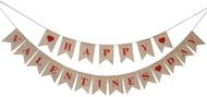 Bộ Dây Cờ Happy Valentines Day Trang Trí Lễ Tình Nhân - Happy Valentines Day Bunting Banner For Vale