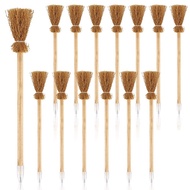 LACP NEW 14PCS Witch Broom Stick Pencils Halloween Wizard Wand Pencils For Theme Gift Goodie Bag Fil