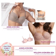 Avon Angie Underwire 360-degree Comfort Full Cup Convertible Bra and Willow Underwire Breathable Bra