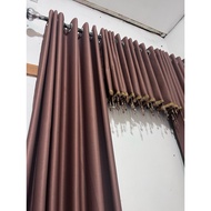 Minimalist living room fringe curtain set