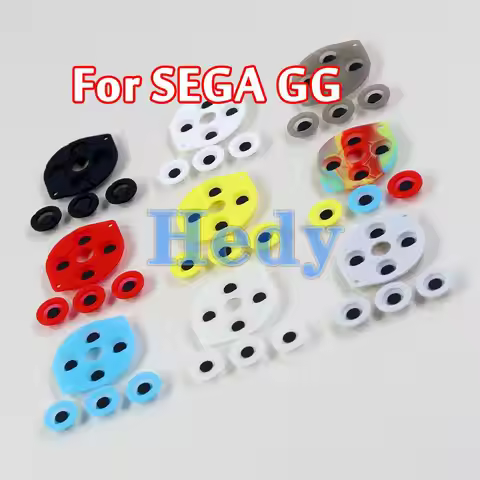 50sets New Silicon Button Conductive Rubber Pad Replacement For Sega GameGear Gaming Gear Housing Fo