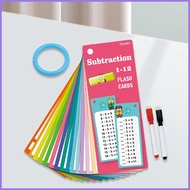 Math Flash Cards Math Learning Games with Ring Math Toys Travel Games Education Learning Activities 