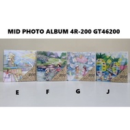 MiD Photo Album Picture Holder 4R 200 pockets / MiD Album Foto Kertas 4R 200 Poket dengan Garis Memo