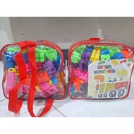 Plastic Backpack Toy Blocks / Toy Blocks