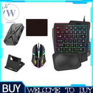 M1 Pro+ 5 in 1 Combo Bluetooth Connection Controller Mobile Games Converter Kit Mobilador Kit Gaming