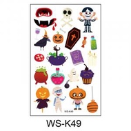 小雄批發 - 萬聖節紋身貼紙 - 兒童卡通(WS-K49) 1件