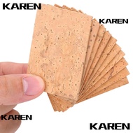 KAREN1 10pcs ​Sax Joint Cork Sheet​, Cork Sheet Kit​ ​Neck Joint Seal​ Saxophone Neck Cork, ​Soft Co