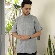 Rony "Baju Koko Lebaran Pria Kemeja Kemko Abiyu Lengan Pendek Bb08