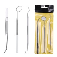 3Pcs/set Stainless Steel Dental Tool Set Kit Dentist Teeth Clean Hygiene Picks Mirror